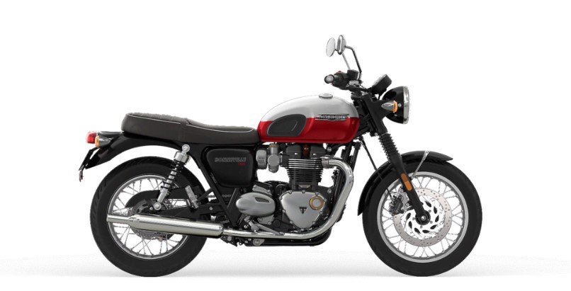 2025 Triumph T120 Elvis Edition in white background